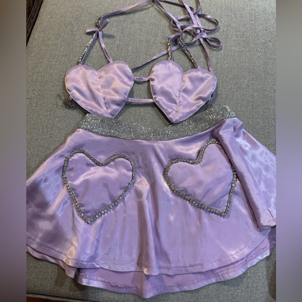 Lavender Heart Rave Outfit